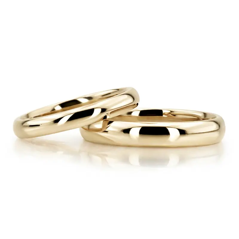 10K dome-comfort-fit-wedding-band - alternate view 2