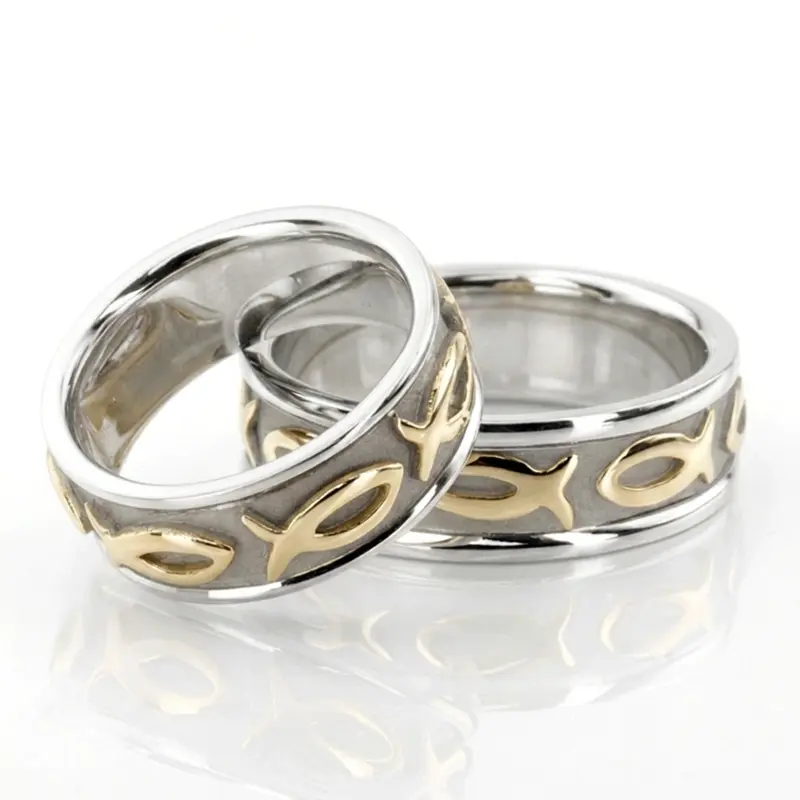 plat christian_fish_wedding_ring_set - alternate view 3