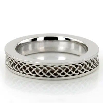 Celtic Knot Wedding Band - view 1 of 4