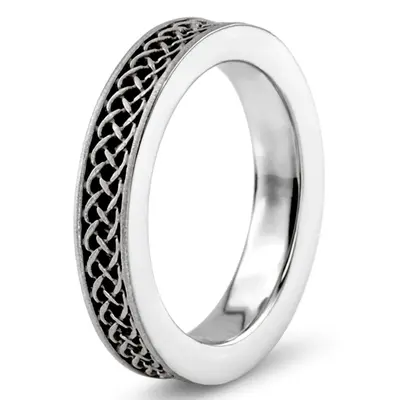 Celtic Knot Wedding Band - view 3 of 4