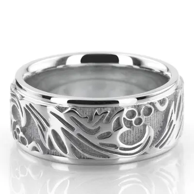 Sturdy Antique Handcrafted Wedding Band  - view 2 of 8