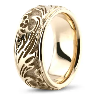 Sturdy Antique Handcrafted Wedding Band  - view 7 of 8
