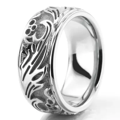 Sturdy Antique Handcrafted Wedding Band  - view 8 of 8