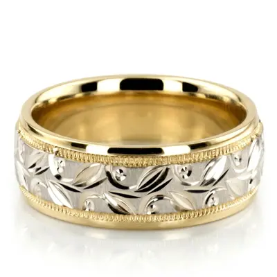 Classic Bestseller Fancy Carved Wedding Band  - view 3 of 8