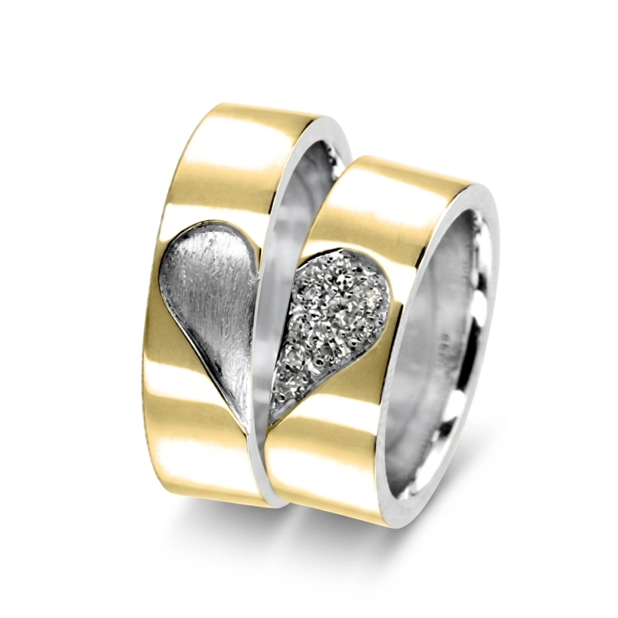 14K his-and-her-diamond-wedding-bands - main view