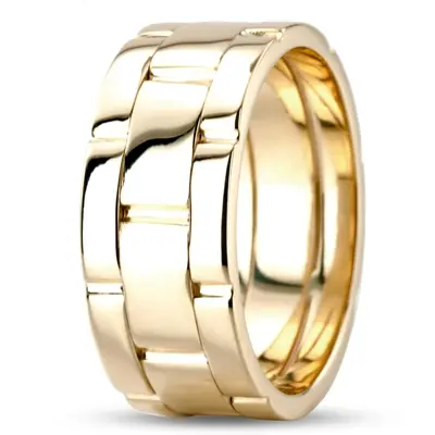 Solid Rolex Style Fancy Designer Wedding Ring  - view 11 of 13