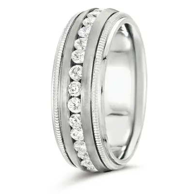 Bestseller Channel-set Diamond Wedding Band - view 5 of 5
