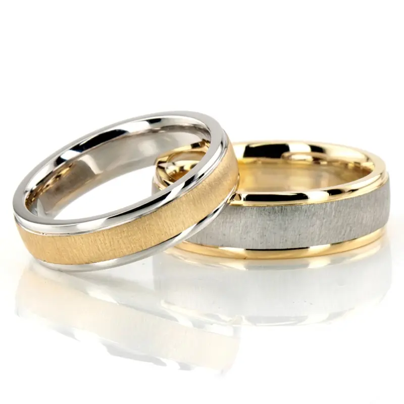 10K classic-his-and-hers-wedding-ring - alternate view 2