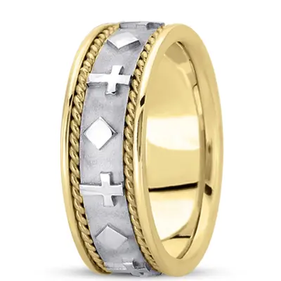 Exclusive Religious Wedding Band  - view 5 of 7