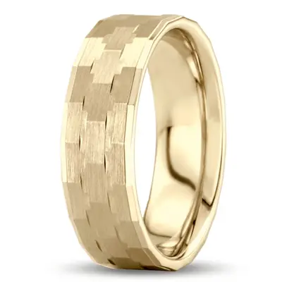 Cross-Cut Designer Wedding Band - view 4 of 4