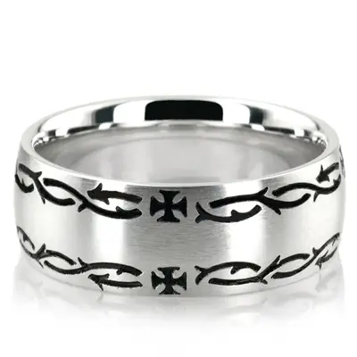 Crown Of Thorns Wedding Band - view 1 of 4