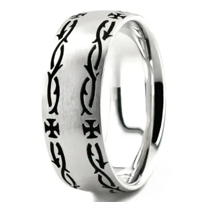 Crown Of Thorns Wedding Band - view 4 of 4