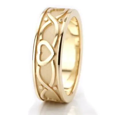 Connected Hearts Men's 7 mm Wedding Band - view 5 of 5