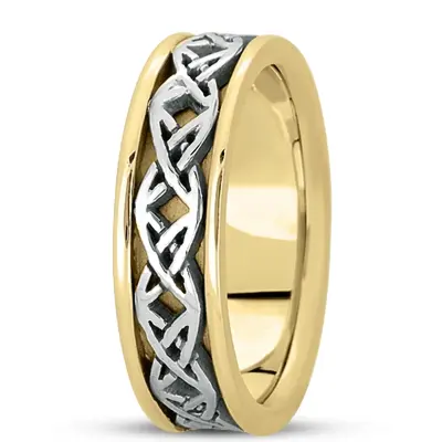 Fine Handmade Celtic Wedding Ring  - view 9 of 9