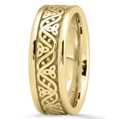 Celtic Love Wedding Band - view 7 of 7