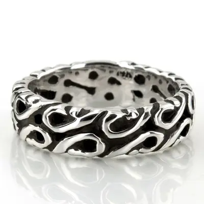Unique Celtic Handmade Wedding Ring  - view 1 of 3