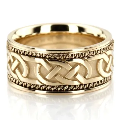Attractive Braided Celtic Wedding Band  - view 2 of 6