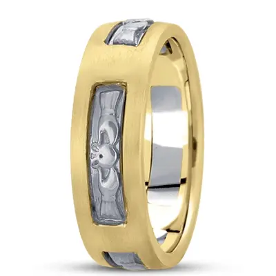 Handcrafted Claddagh Celtic Wedding Ring  - view 4 of 4