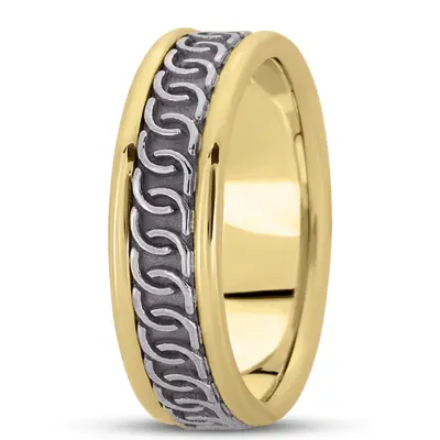 Classic Celtic Wedding Band - view 4 of 5