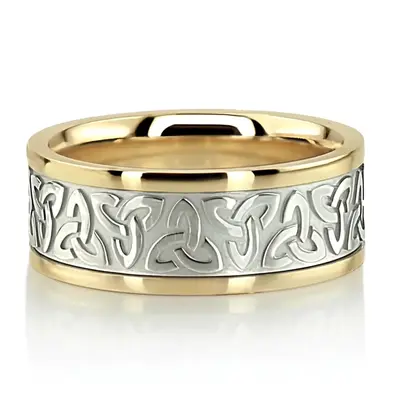 Trinity Celtic Knot Wedding Ring - view 7 of 10