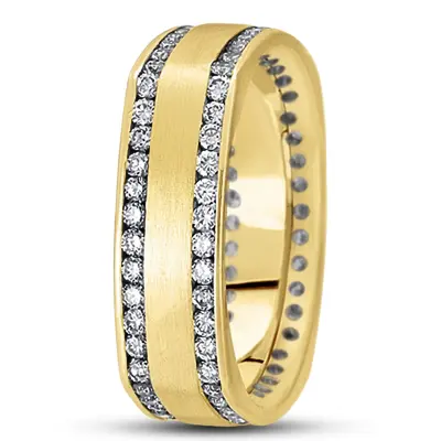 Square Diamond 7mm Wedding Band - view 2 of 2