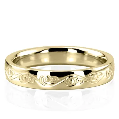 In Vogue Floral Wedding Band - view 2 of 5