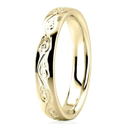 In Vogue Floral Wedding Band - view 4 of 5