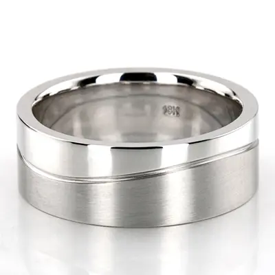 Elegant Wave Design Wedding Ring