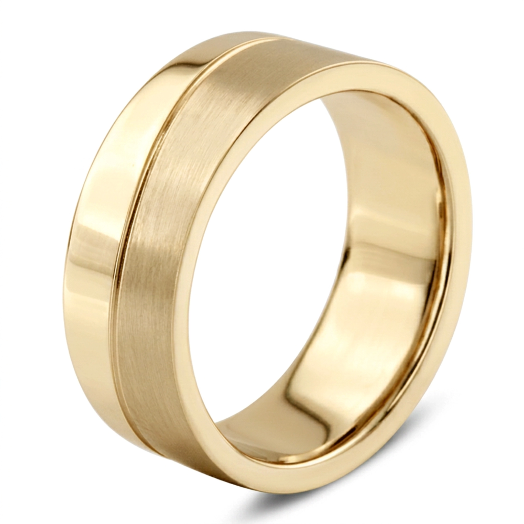 10K yellow gold 7mm. same as picture Elegant-Wave-Design-Wedding-Ring - alternate view 5