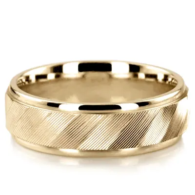 10K yellow gold 7mm. same as picture Finely-Carved-Wedding-Ring - alternate view 2 thumbnail