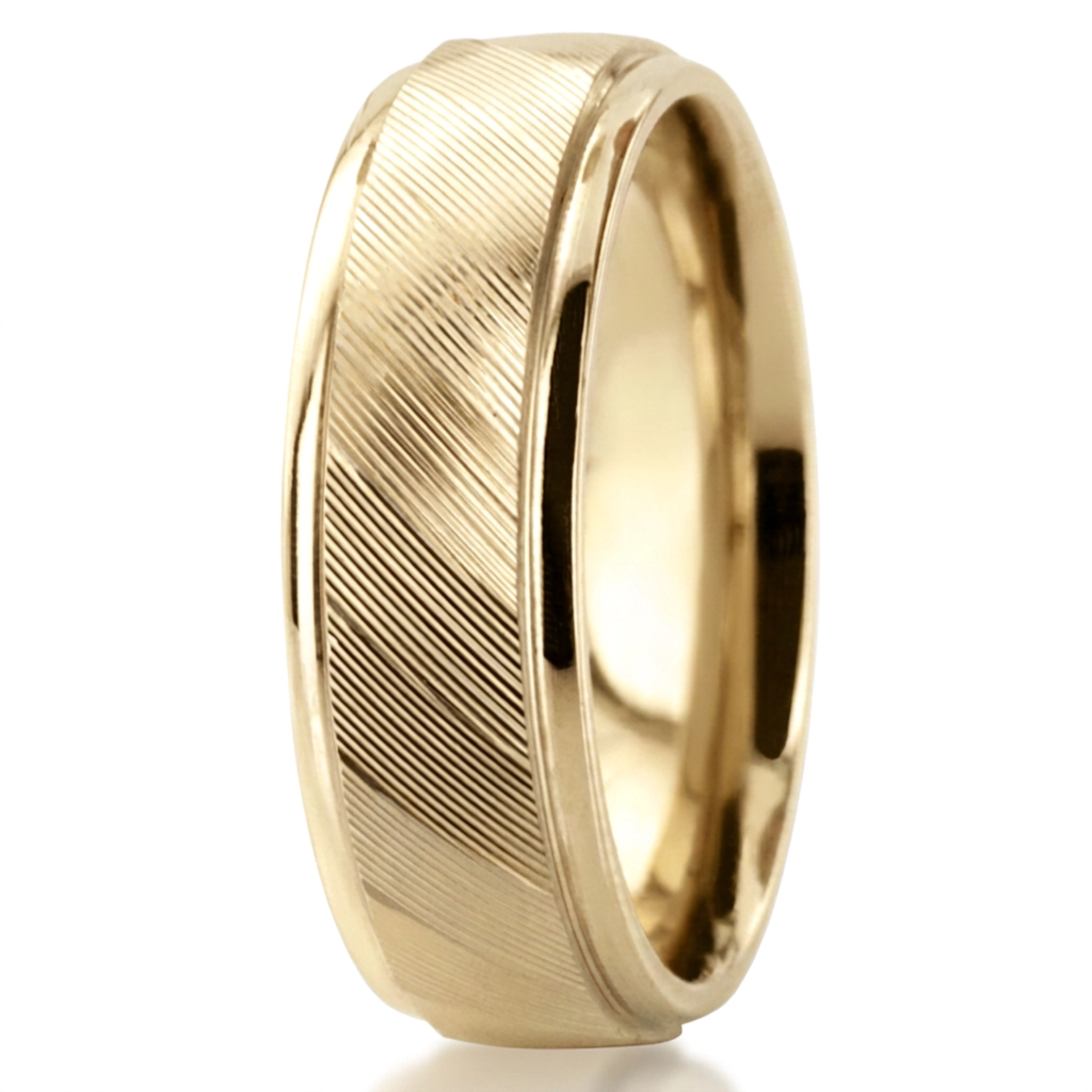 10K yellow gold 7mm. same as picture Finely-Carved-Wedding-Ring - alternate view 3