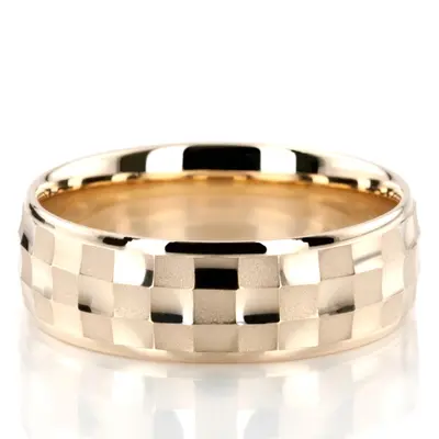 10K yellow gold 8mm. same as picture Modern-Designer-Wedding-Band - alternate view 2 thumbnail