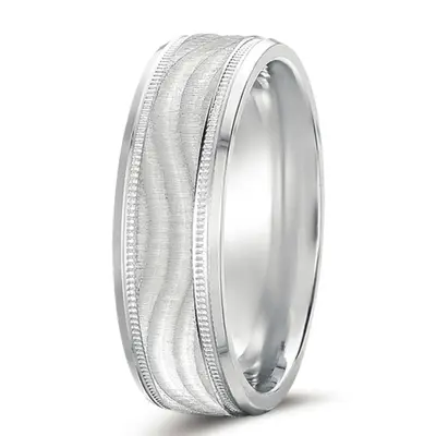 Carved Design Wedding Ring