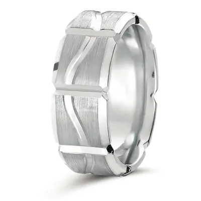 Carved Design Wedding Band