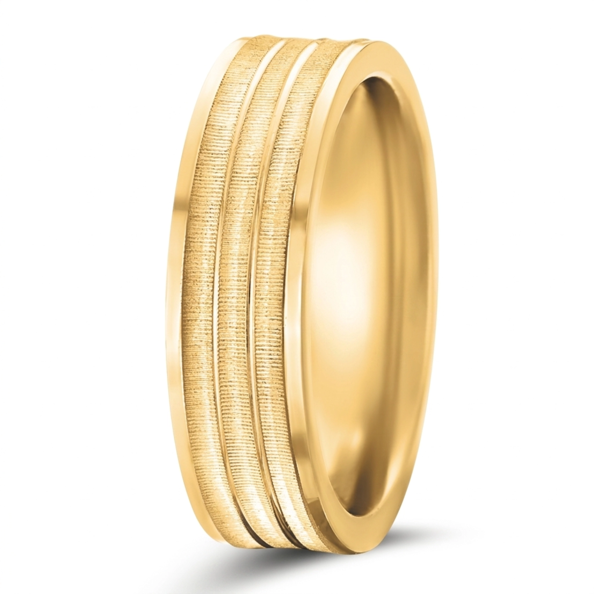 10K yellow gold 6.5mm same as picture designer-wedding-band - alternate view 2