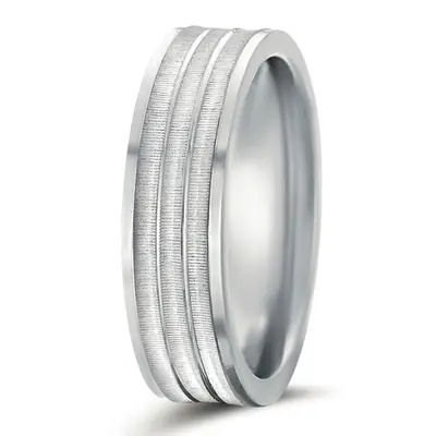 10K white gold 6.5mm same as picture designer-wedding-band - main view thumbnail