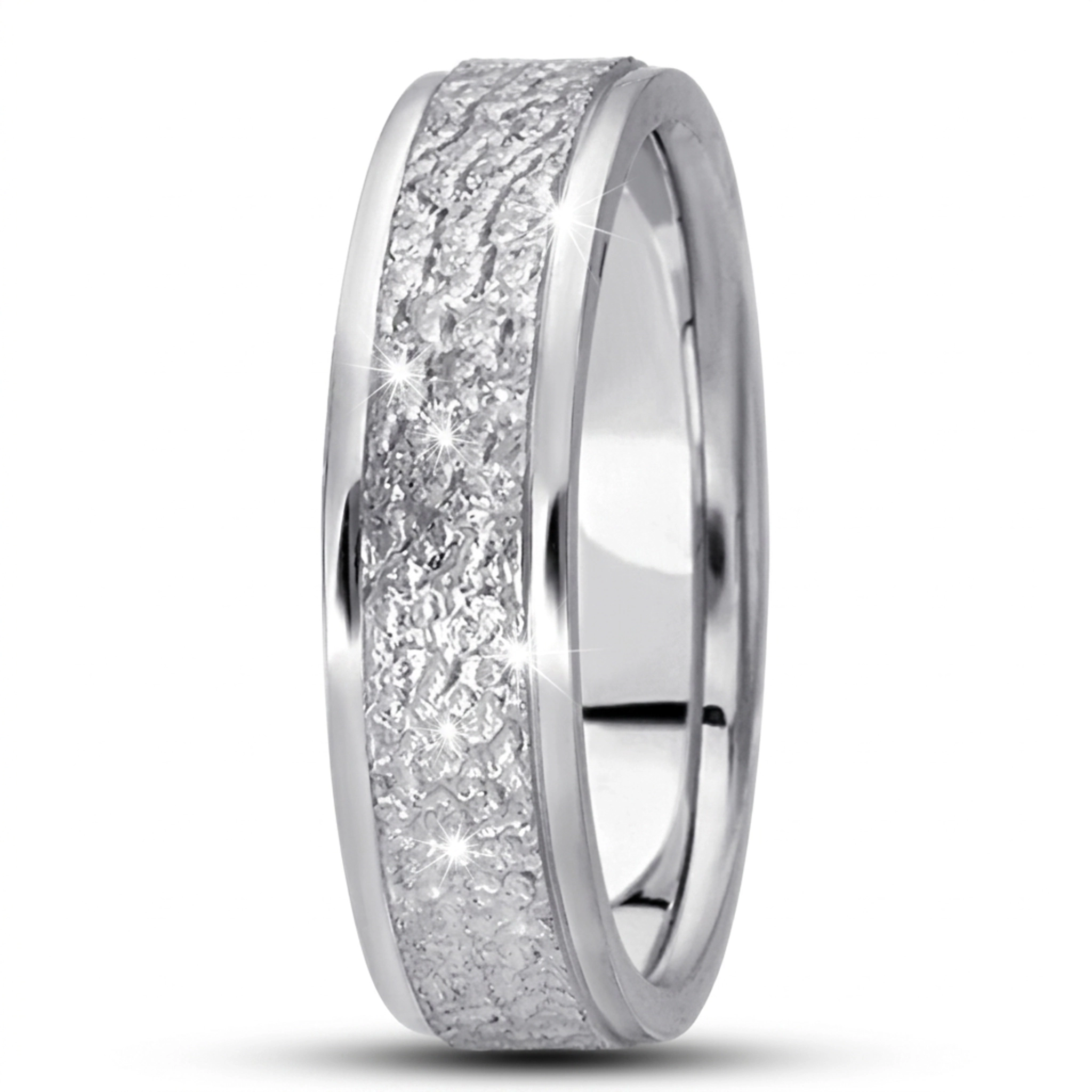10K white gold 6mm. same as picture diamond-carved-wedding-bands - alternate view 6