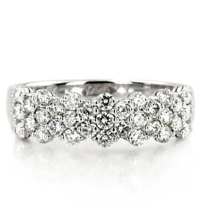 Fancy Diamond Wedding and Anniversary Ring (1 1/6 ct. tw.) - view 4 of 8