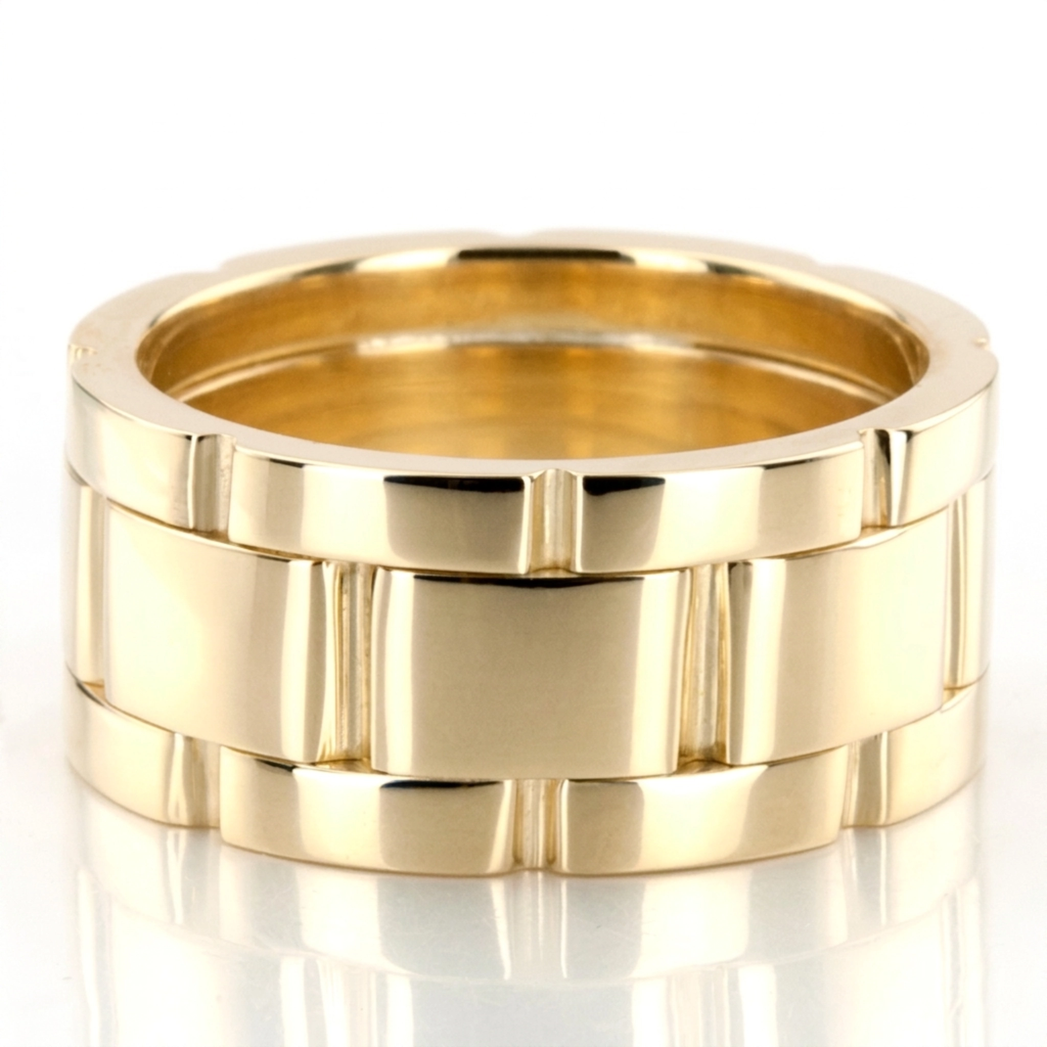 14K yellow gold 9mm. high polish hand-made-wedding-band - alternate view 9