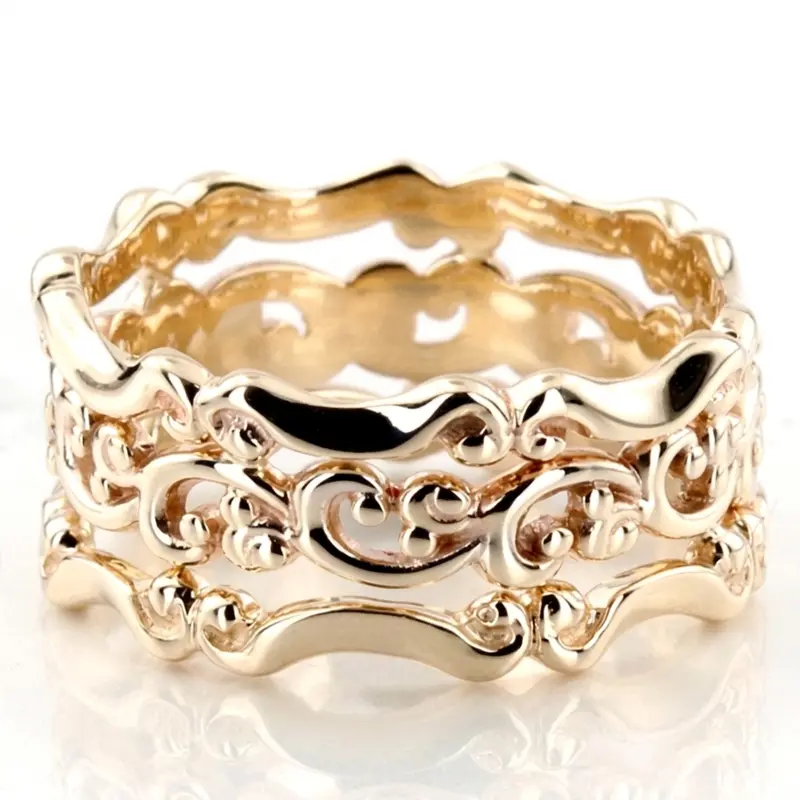 10K yellow gold 9mm. high polish antique-handmade-wedding-band - main view