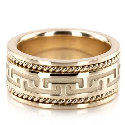Hand Made Modern Wedding Band