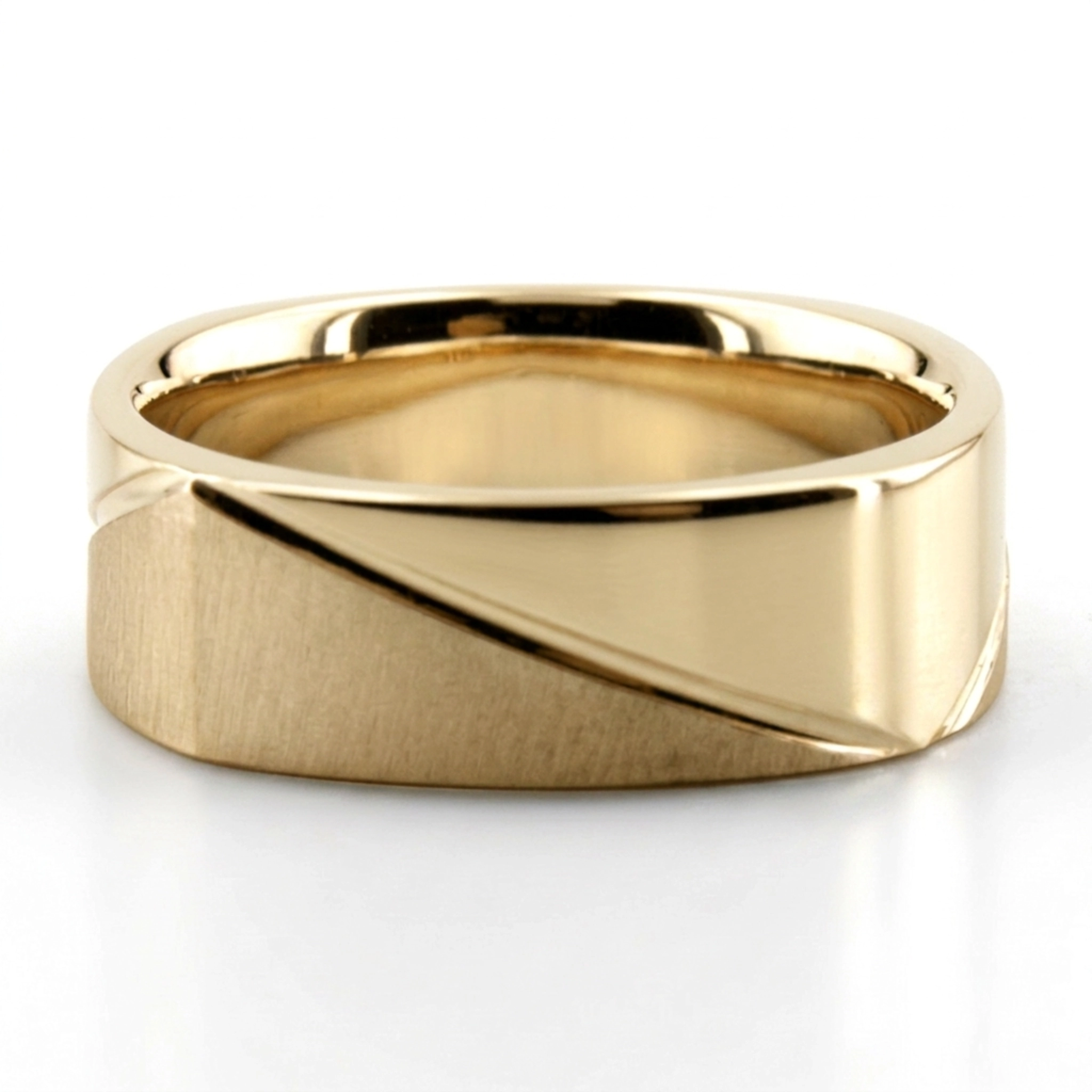 14K yellow gold 7mm. same as picture diamond-cut-wedding-ring - alternate view 4