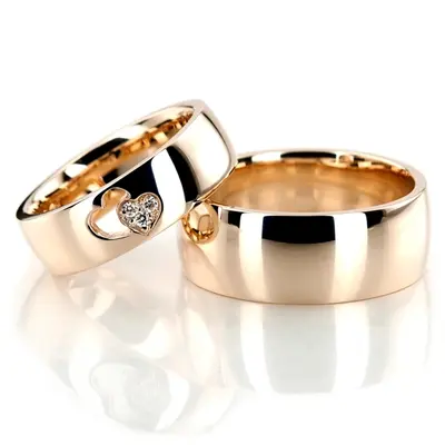 Hearts In Love Diamond Wedding Ring Set - view 2 of 4