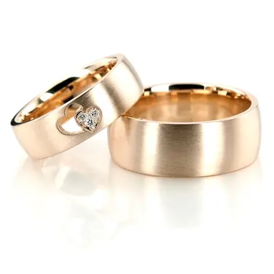 Hearts In Love Diamond Wedding Ring Set - view 3 of 4
