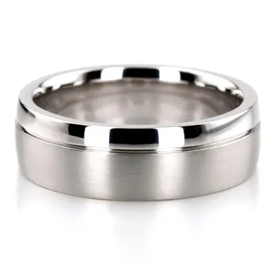 Classic Diamond Step Edge Wedding Ring Set - view 3 of 6