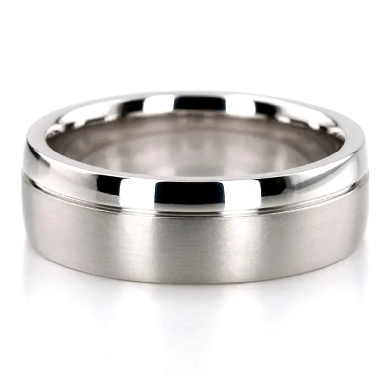 10K Classic-Diamond-Step-Edge-Wedding-Ring-Set - alternate view 3