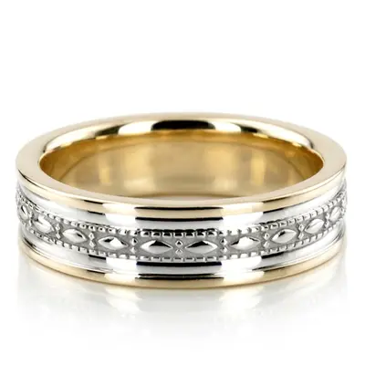 Antique Design Handmade Wedding Ring  - view 1 of 8
