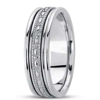 Antique Design Handmade Wedding Ring  - view 5 of 8