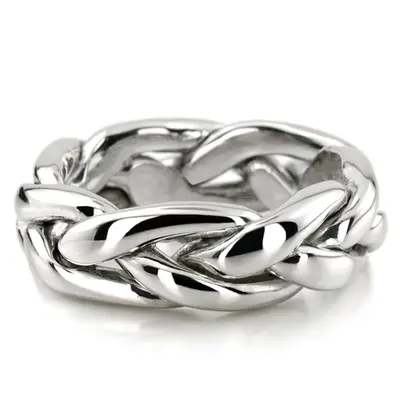 Traditional Braided Wedding Ring - view 4 of 8