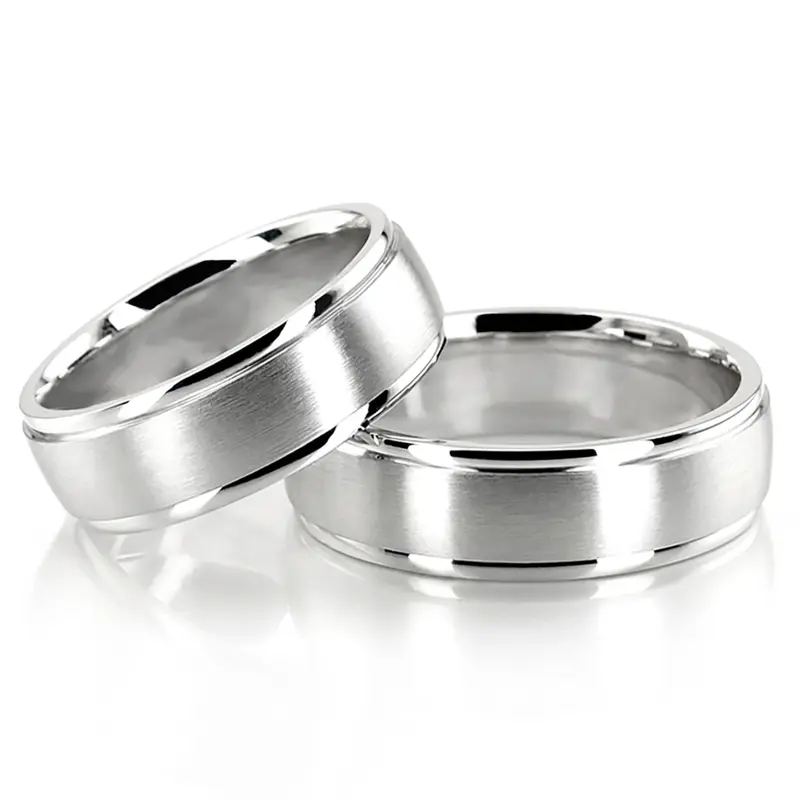 10K wedding-band-diamond-cut-set - alternate view 3